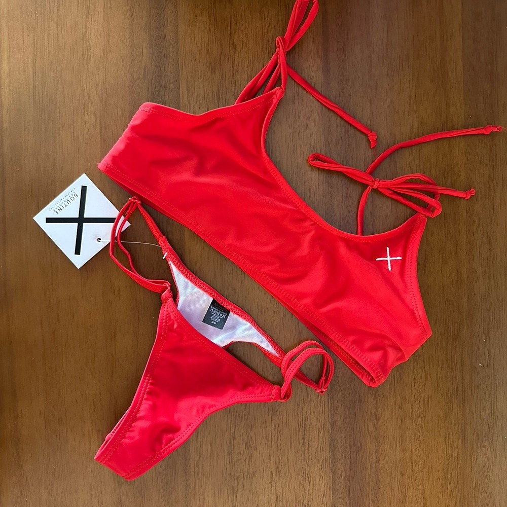 Boutine LA Red Bikini Set